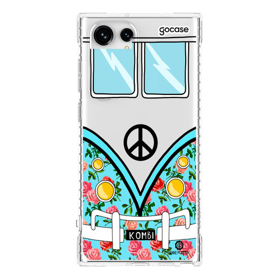 Capinha para celular Kombi Azul