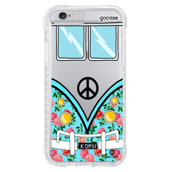 Capinha para celular Kombi Azul