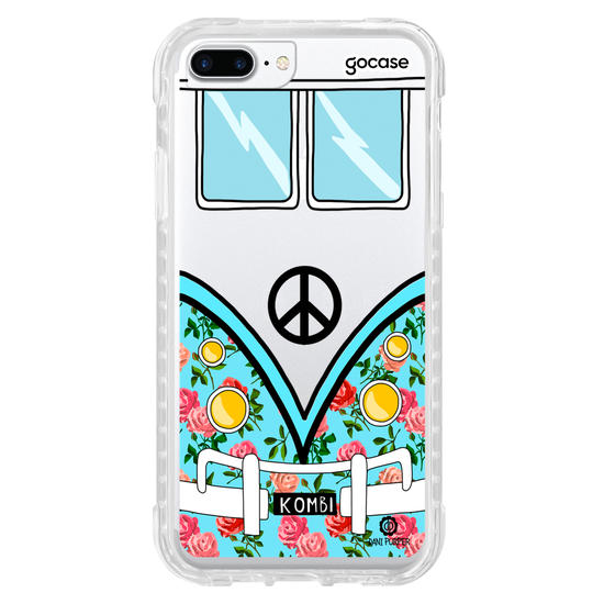 Capinha para celular Kombi Azul