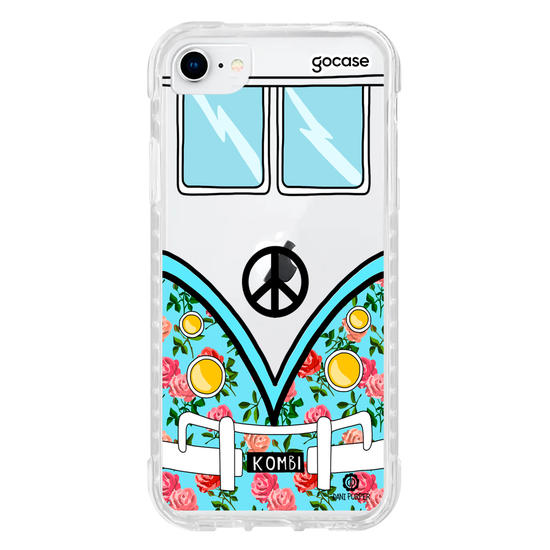 Capinha para celular Kombi Azul