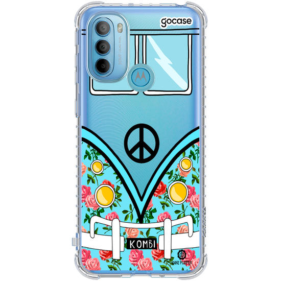 Capinha para celular Kombi Azul