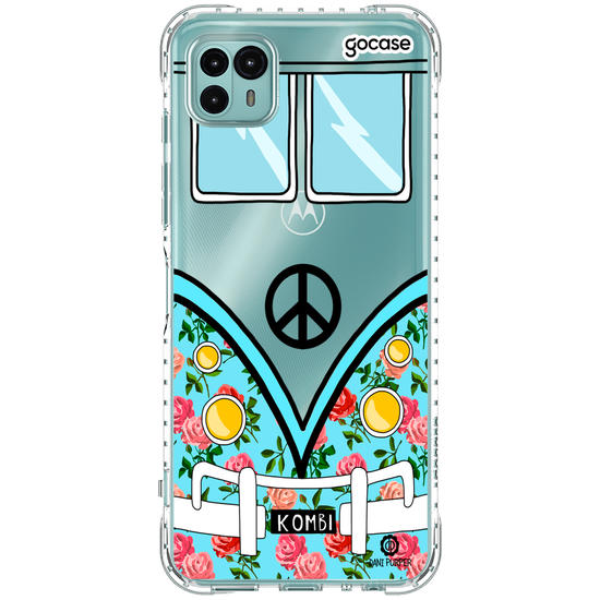Capinha para celular Kombi Azul