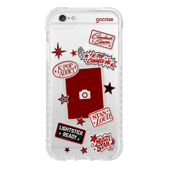 Capinha para celular  K-Pop Patches Polaroid