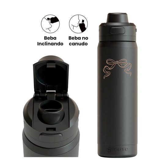 Garrafa Térmica Flip Pro - Laço Delicado