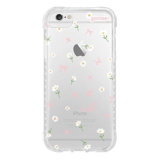 Capinha para celular  Laços e Margaridas