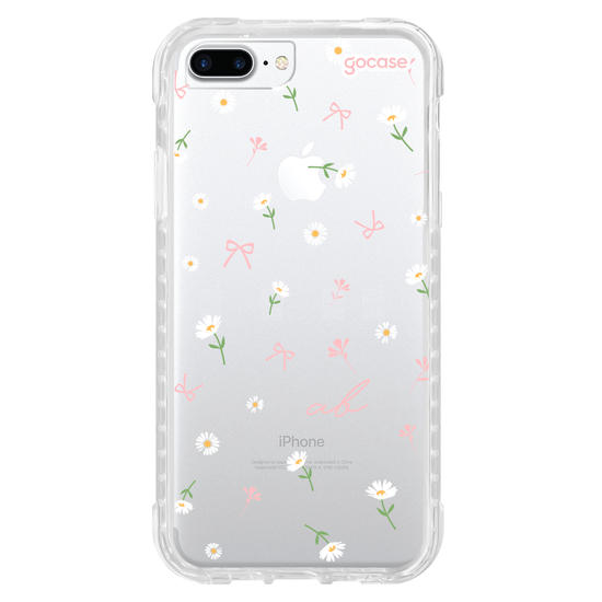 Capinha para celular  Laços e Margaridas