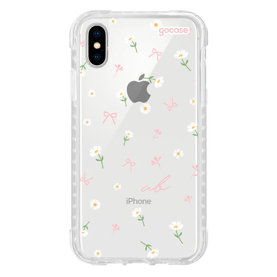 Capinha para celular  Laços e Margaridas