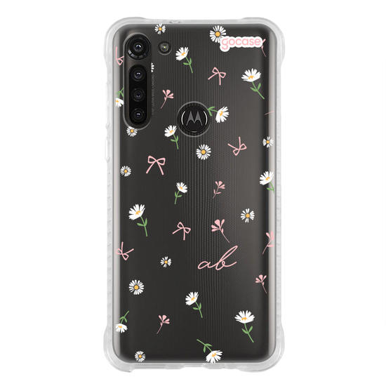 Capinha para celular  Laços e Margaridas