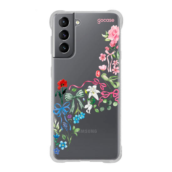 Capinha para celular  Laços e Flores
