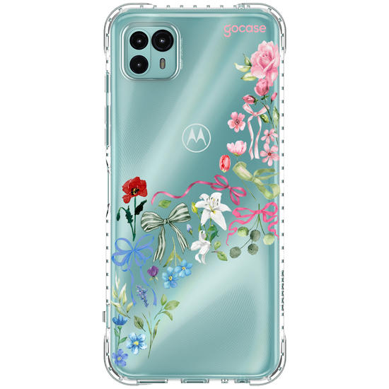 Capinha para celular  Laços e Flores