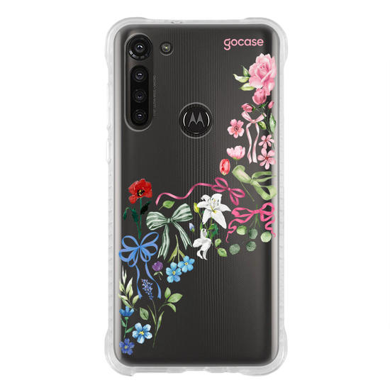 Capinha para celular  Laços e Flores