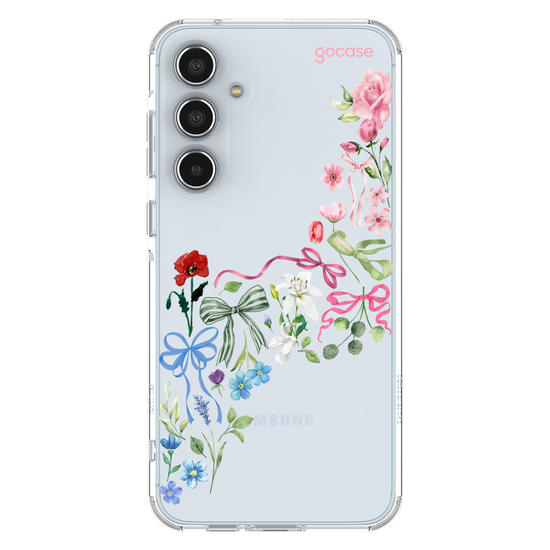 Capinha para celular  Laços e Flores