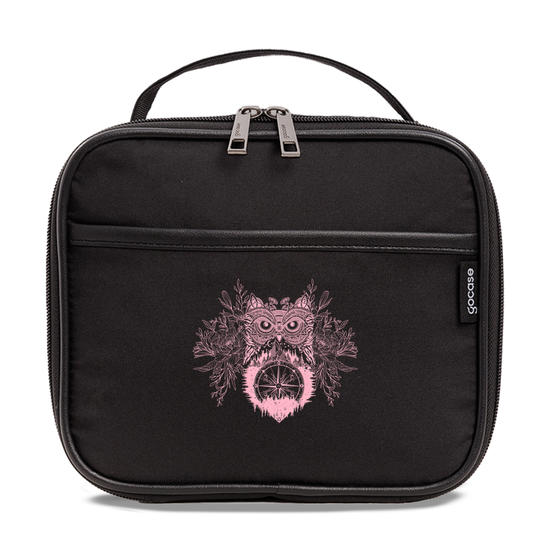 Bolsa Térmica Midi Pro Preta - Coruja com Bússola