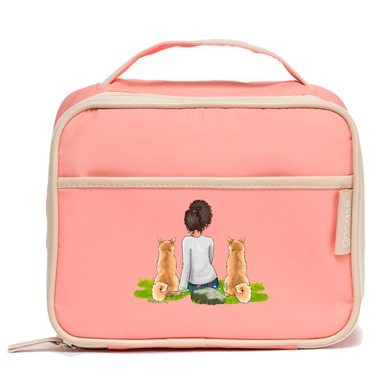 Bolsa Térmica Midi Rosa - Garota Com 2 Pets