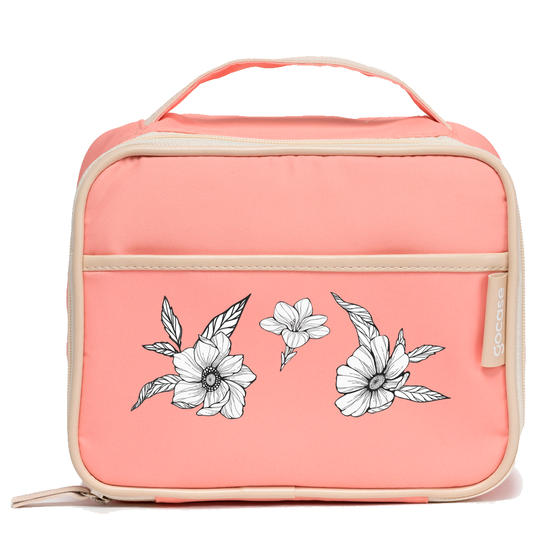 Bolsa Térmica Midi Rosa - Inicial Flores Minimalista