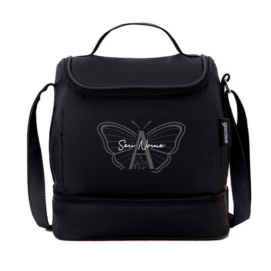 Bolsa Térmica Fruit Preta - Inicial com Asas