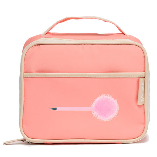 Bolsa Térmica Midi Rosa - Caneta Pompom
