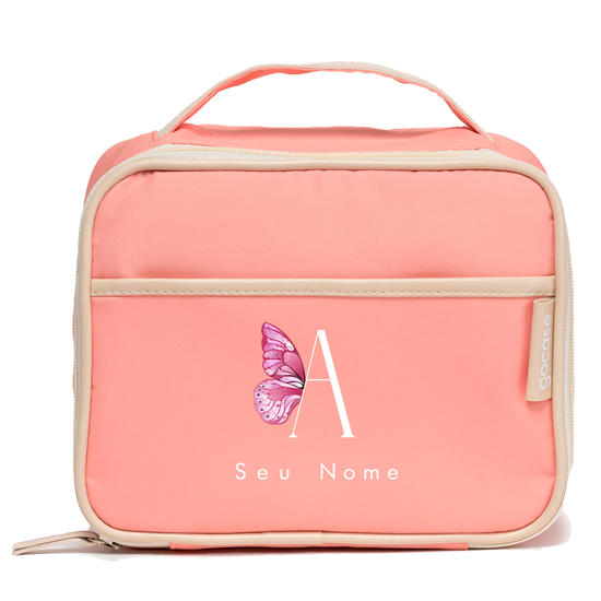 Bolsa Térmica Midi Rosa - Inicial Asa de Borboleta