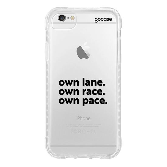 Capinha para celular  Own Lane, Own Race, Own Pace