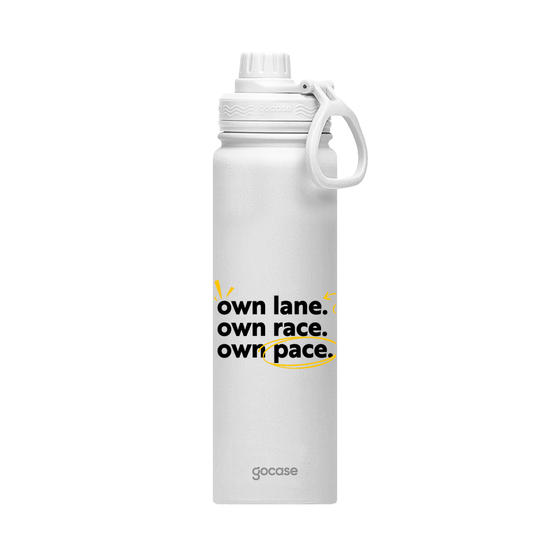 Garrafa Térmica Fresh + Ebook - Own Lane, Own Race, Own Pace