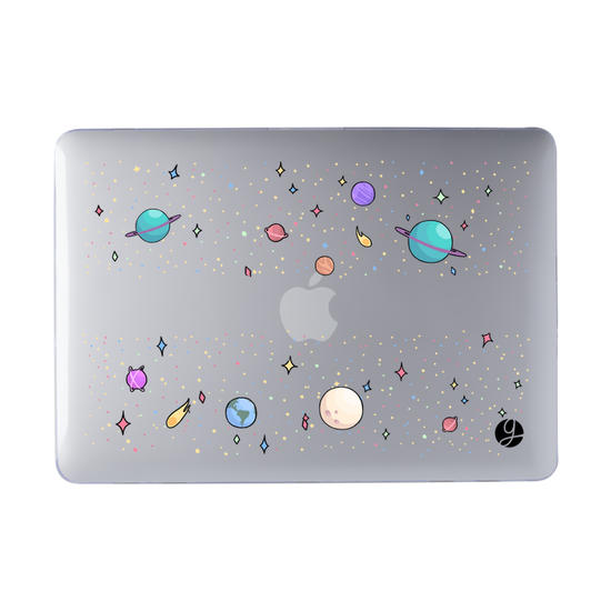 Laptop Case MacBook - Planets Handwritten