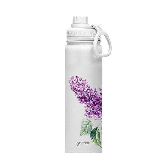 Garrafa Térmica Fresh + Ebook - Lavanda Bloom