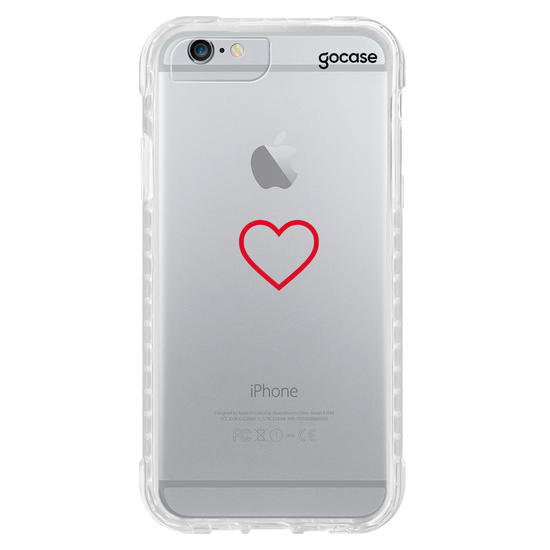 Capinha para celular Coração Minimalista