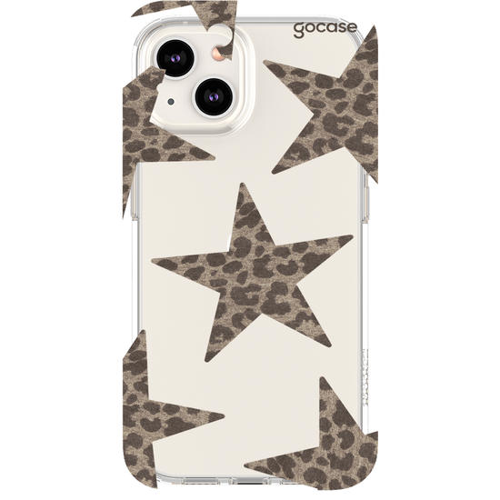 Capinha para celular  Leopard Stars