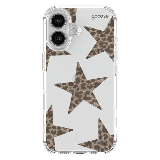 Capinha para celular  Leopard Stars