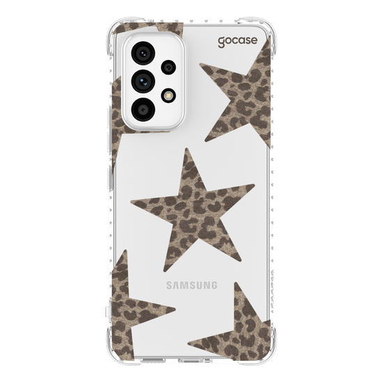 Capinha para celular  Leopard Stars