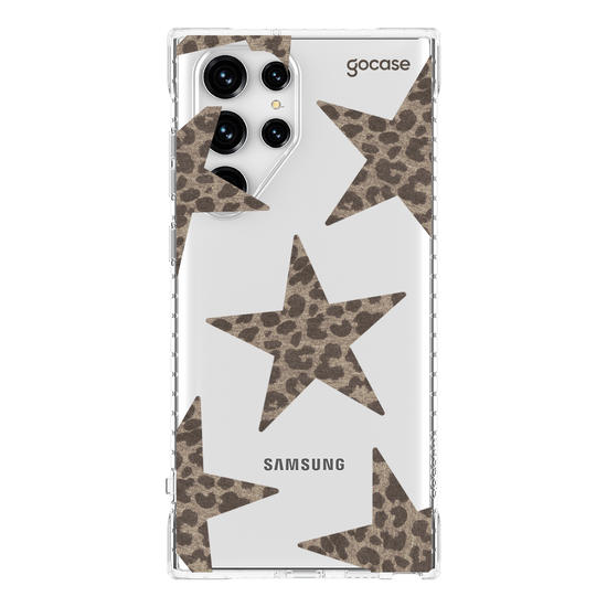 Capinha para celular  Leopard Stars