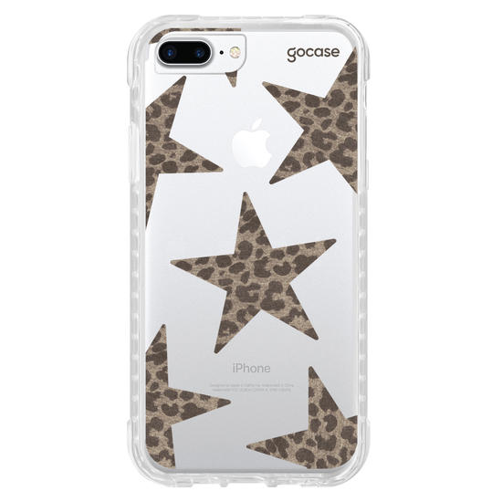 Capinha para celular  Leopard Stars