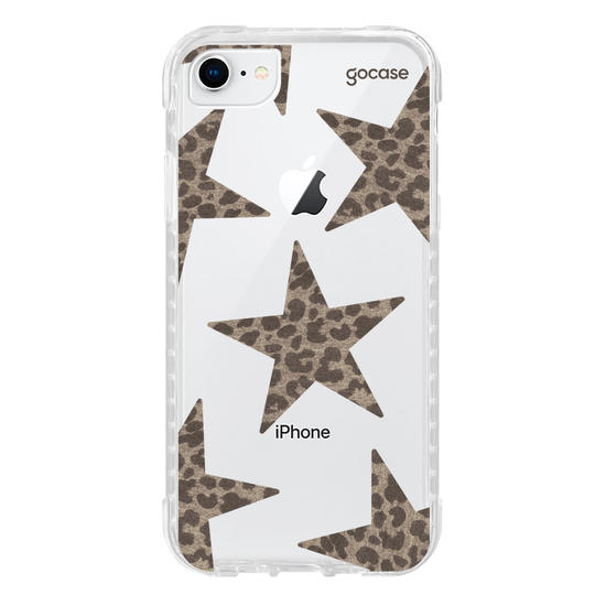 Capinha para celular  Leopard Stars