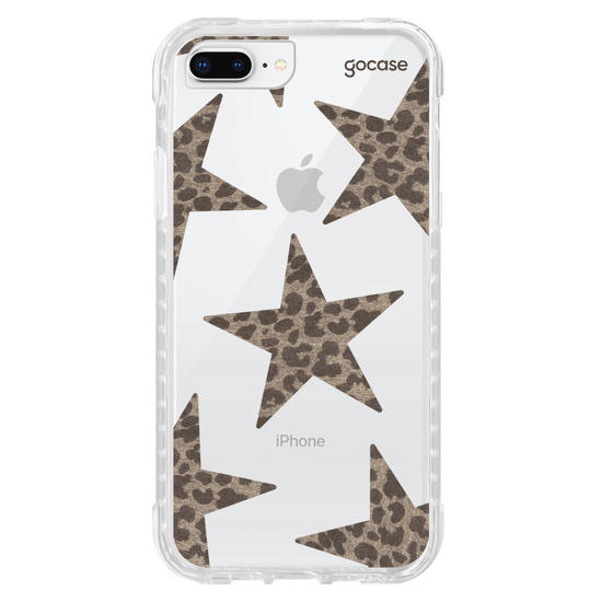 Capinha para celular  Leopard Stars