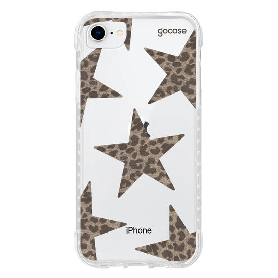 Capinha para celular  Leopard Stars