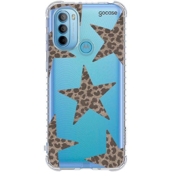 Capinha para celular  Leopard Stars