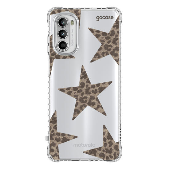 Capinha para celular  Leopard Stars