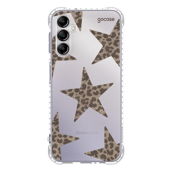 Capinha para celular  Leopard Stars