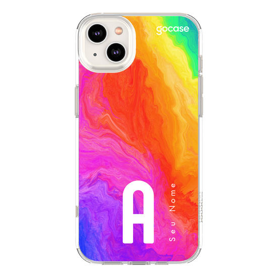 Capinha para celular Inicial Arco-Íris