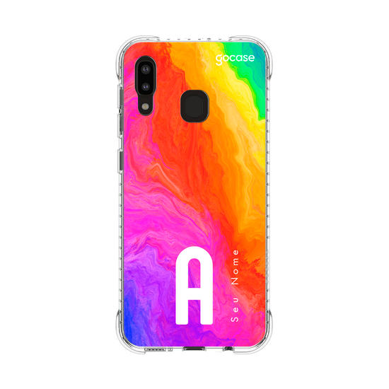 Capinha para celular Inicial Arco-Íris