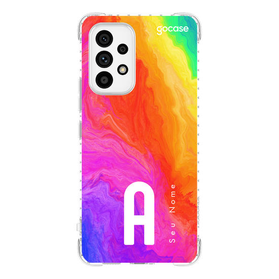Capinha para celular Inicial Arco-Íris