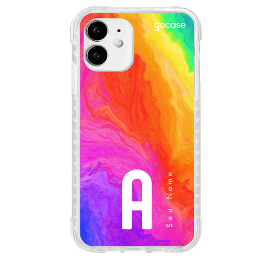 Capinha para celular Inicial Arco-Íris