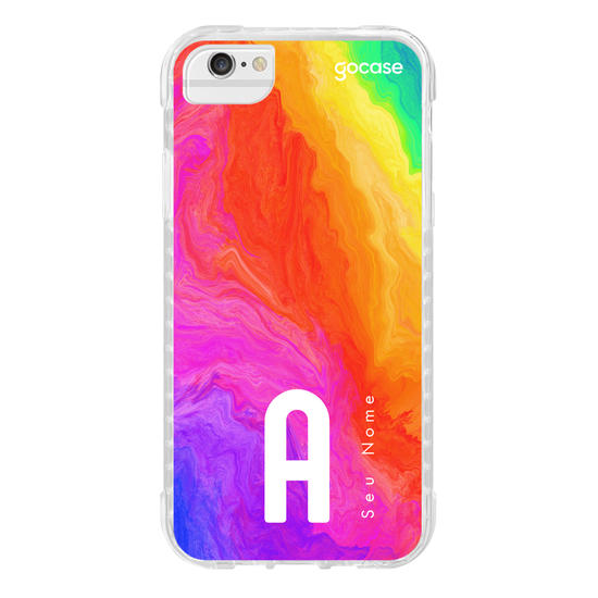 Capinha para celular Inicial Arco-Íris