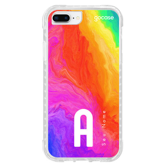 Capinha para celular Inicial Arco-Íris