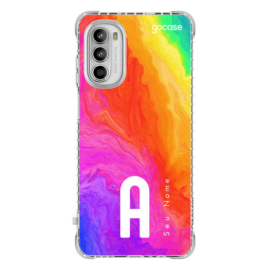 Capinha para celular Inicial Arco-Íris
