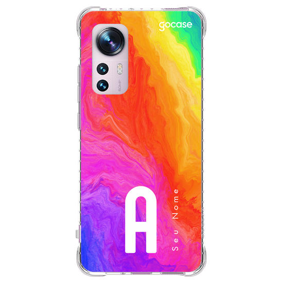 Capinha para celular Inicial Arco-Íris