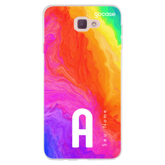 Capinha para celular Inicial Arco-Íris