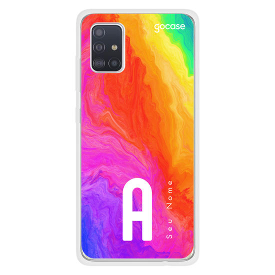 Capinha para celular Inicial Arco-Íris