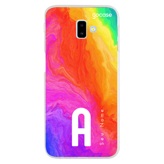 Capinha para celular Inicial Arco-Íris