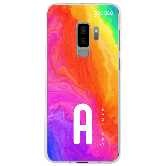 Capinha para celular Inicial Arco-Íris